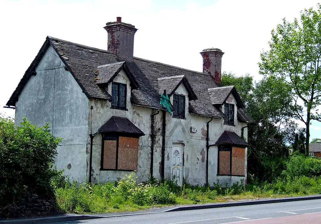 Image showing a derelict house suitable for complete renovation