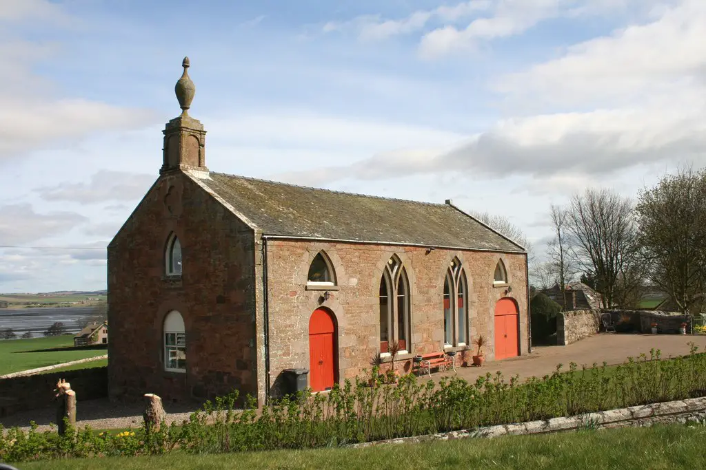 Image showing a church converted into a family home