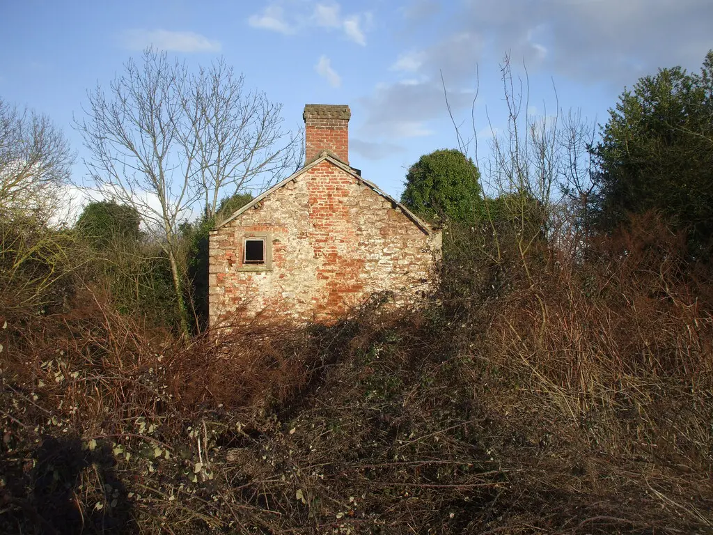 Image showing a derelict rural house in the UK