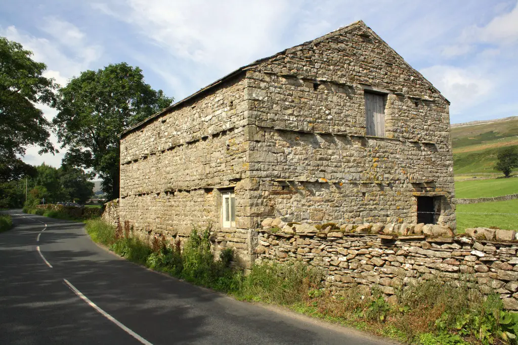 Image showing a stone barn