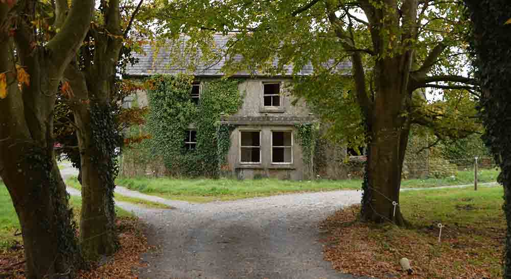 Image showing rundown house for sale