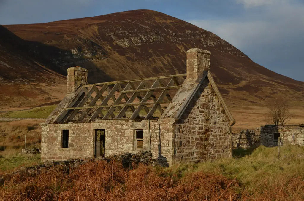 Image showing a derelict house in Scotland