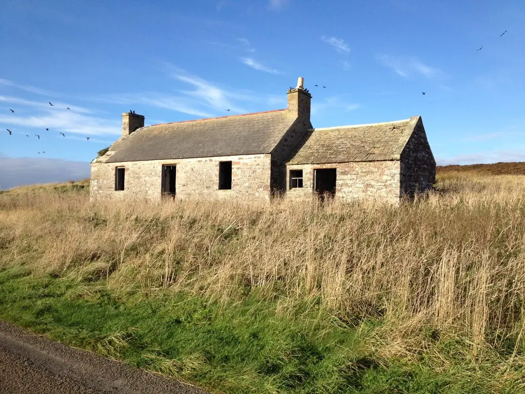 Image showing a derelict property for sale in Scotland