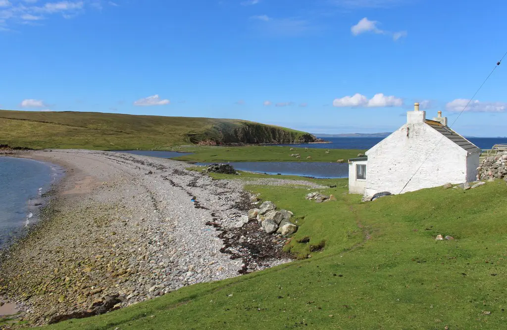 Image showing an empty house in Scotland