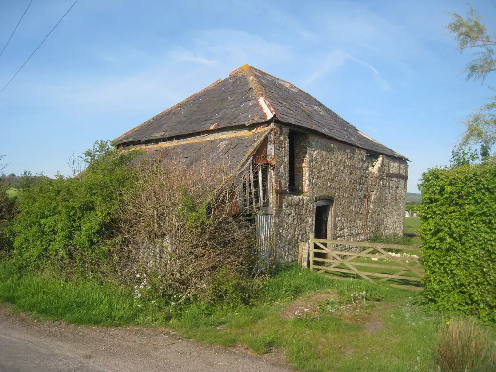 Image showing a derelict property in the countryside