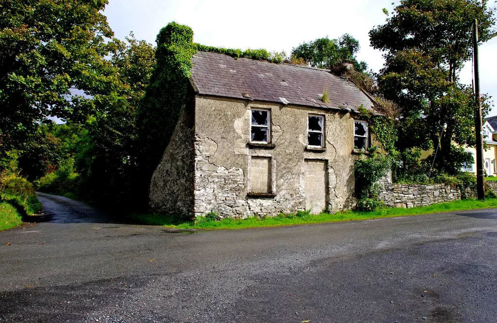 Image showing a beautiful derelict cottage