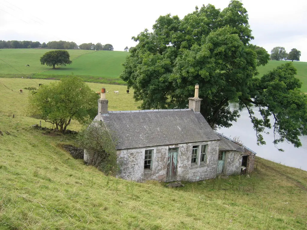 Image showing a derelict rural cottage