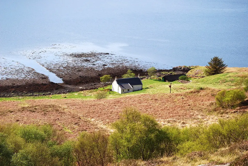 Image showing a remote rural property for sale in Scotland