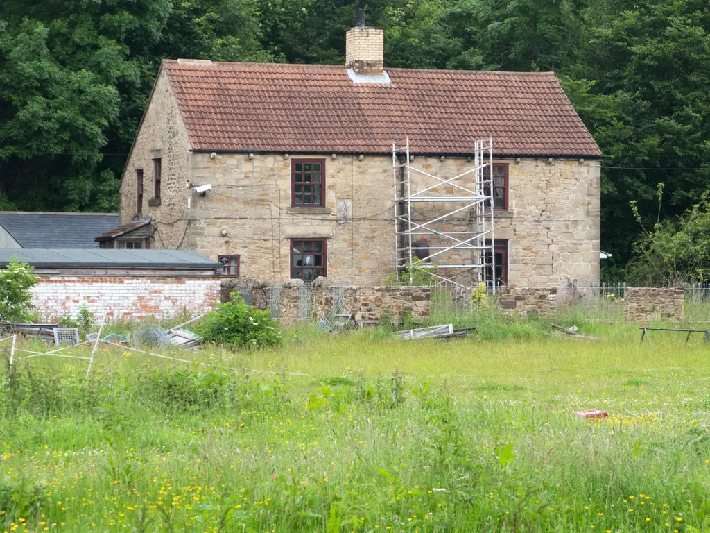 Image showing an unoccupied property being renovated