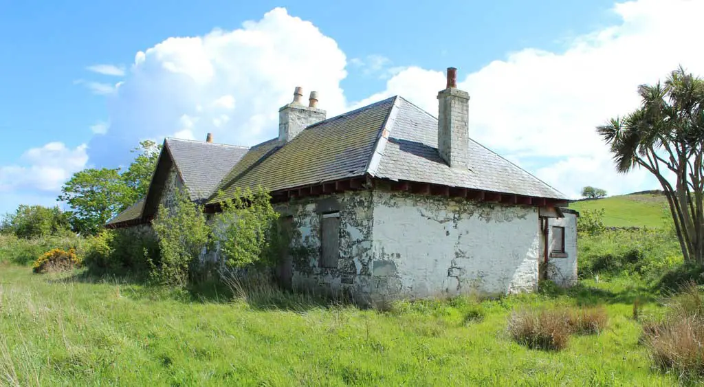 Image showing a derelict property for sale