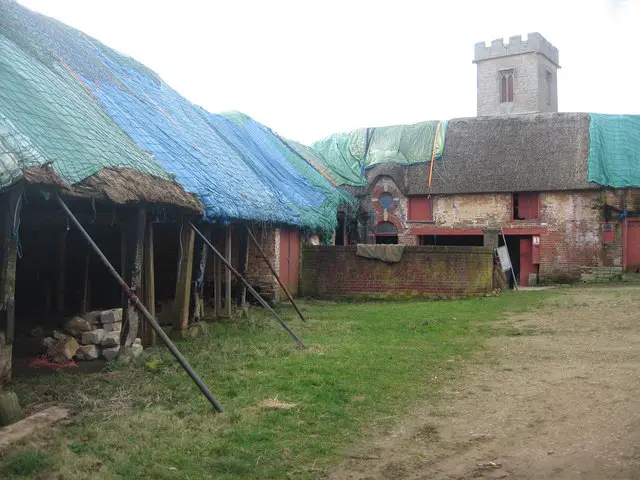 Traditional farmyard - dilapidated